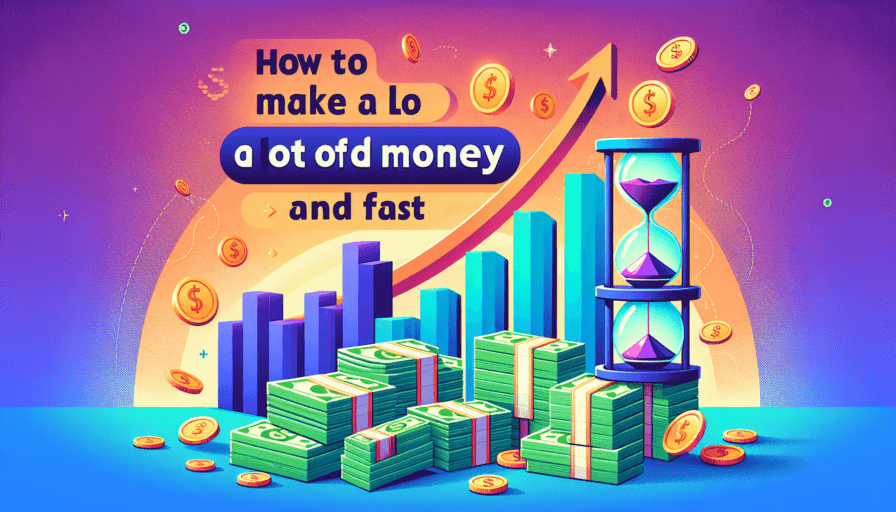 how to make a lot of money and fast