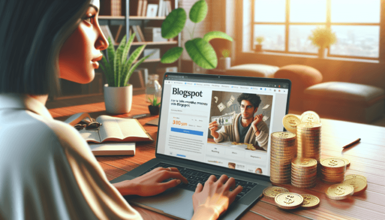 how to make money with blogspot