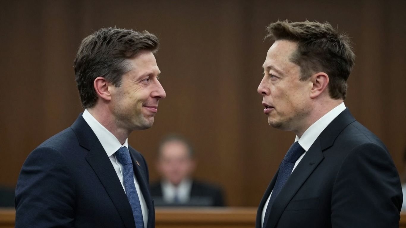 OpenAI CEO Sam Altman and Tesla CEO Elon Musk