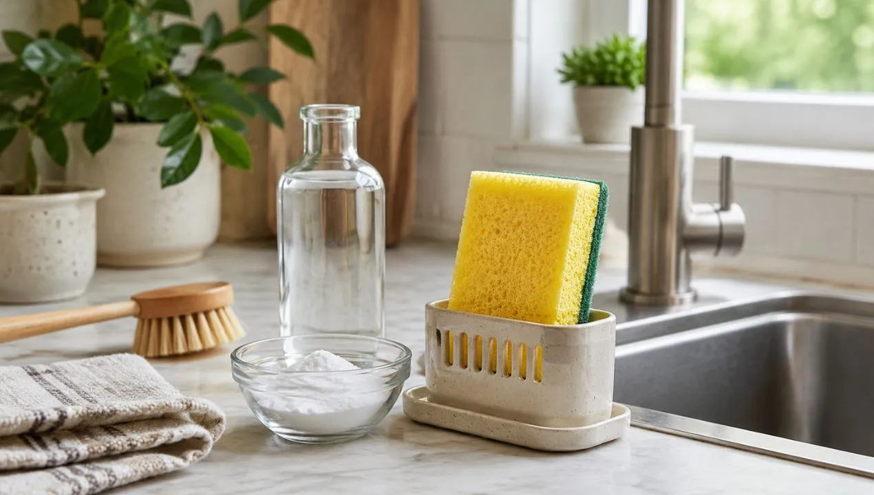 Keep Kitchen Sponge From Smelling