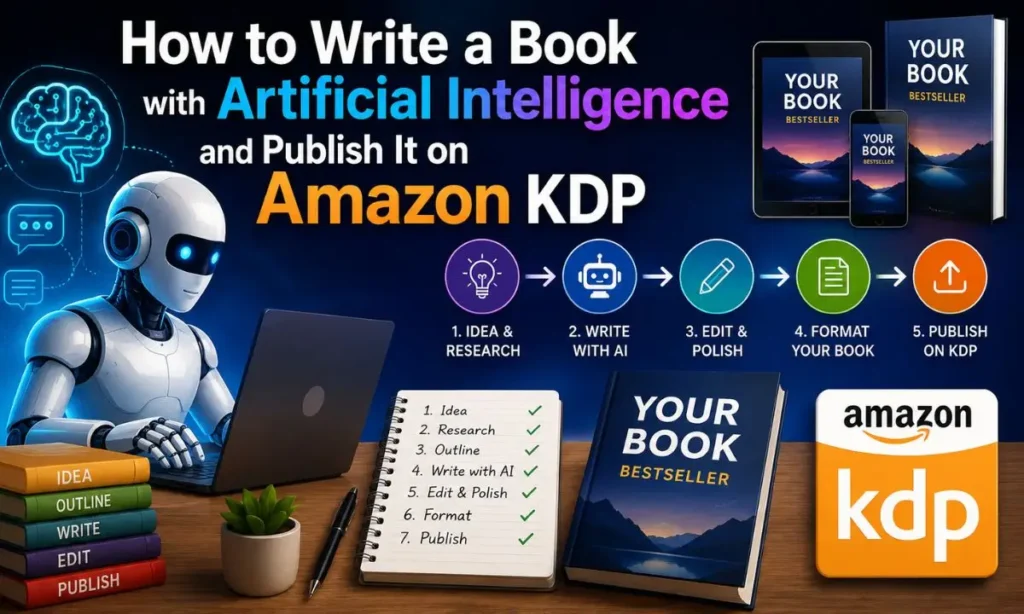 How to Write a Book with Artificial Intelligence and Publish It on Amazon KDP